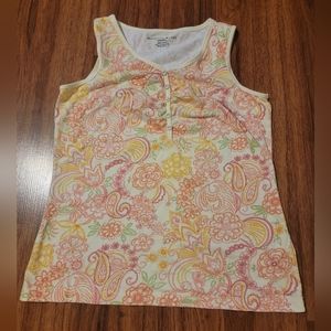 Mountain Lake Paisley Tank Top - Size Small